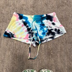 Hard tail women’s/juniors tie-dye terry shorts *RARE COLOR/design*